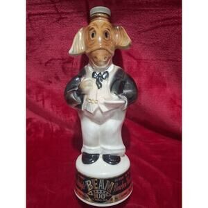 Jim Beam Democratic Donkey Decanter- Regal China 1960- 100 Month Whiskey Bottle